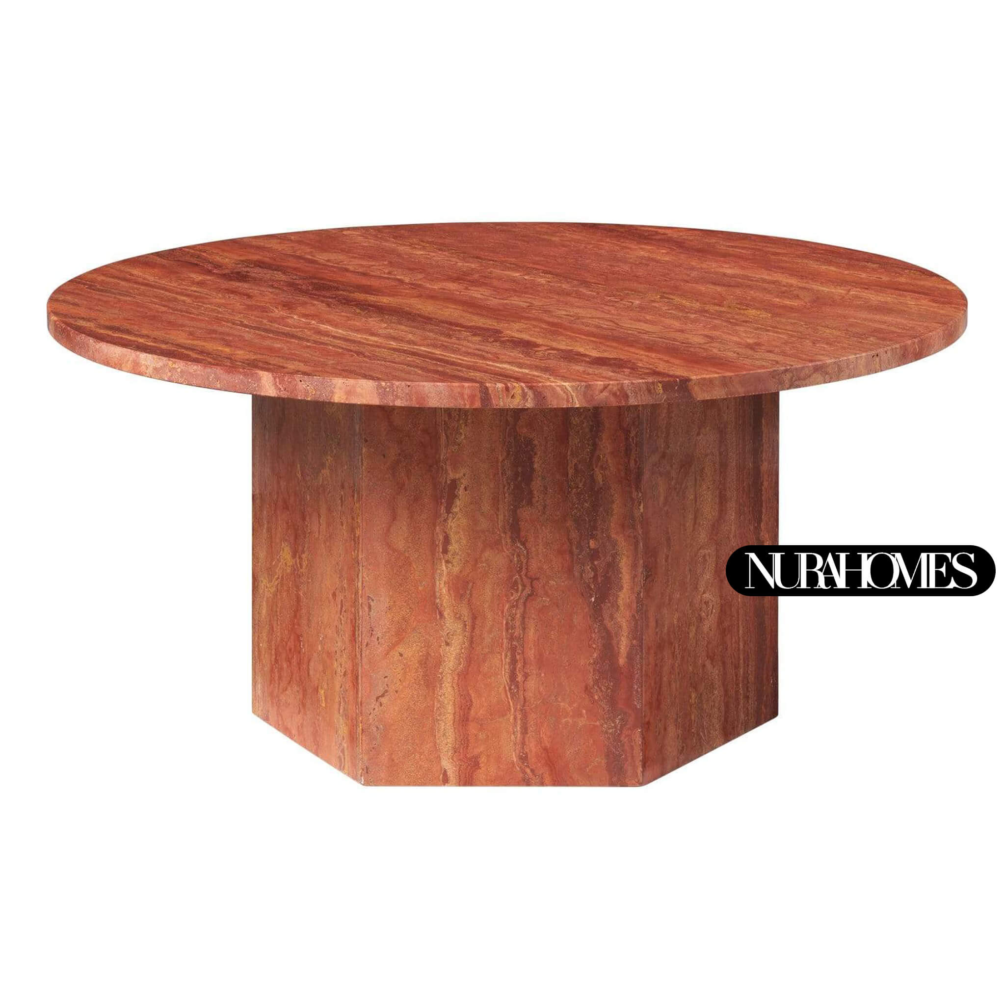 طاولة قهوة رخامية 80 سم