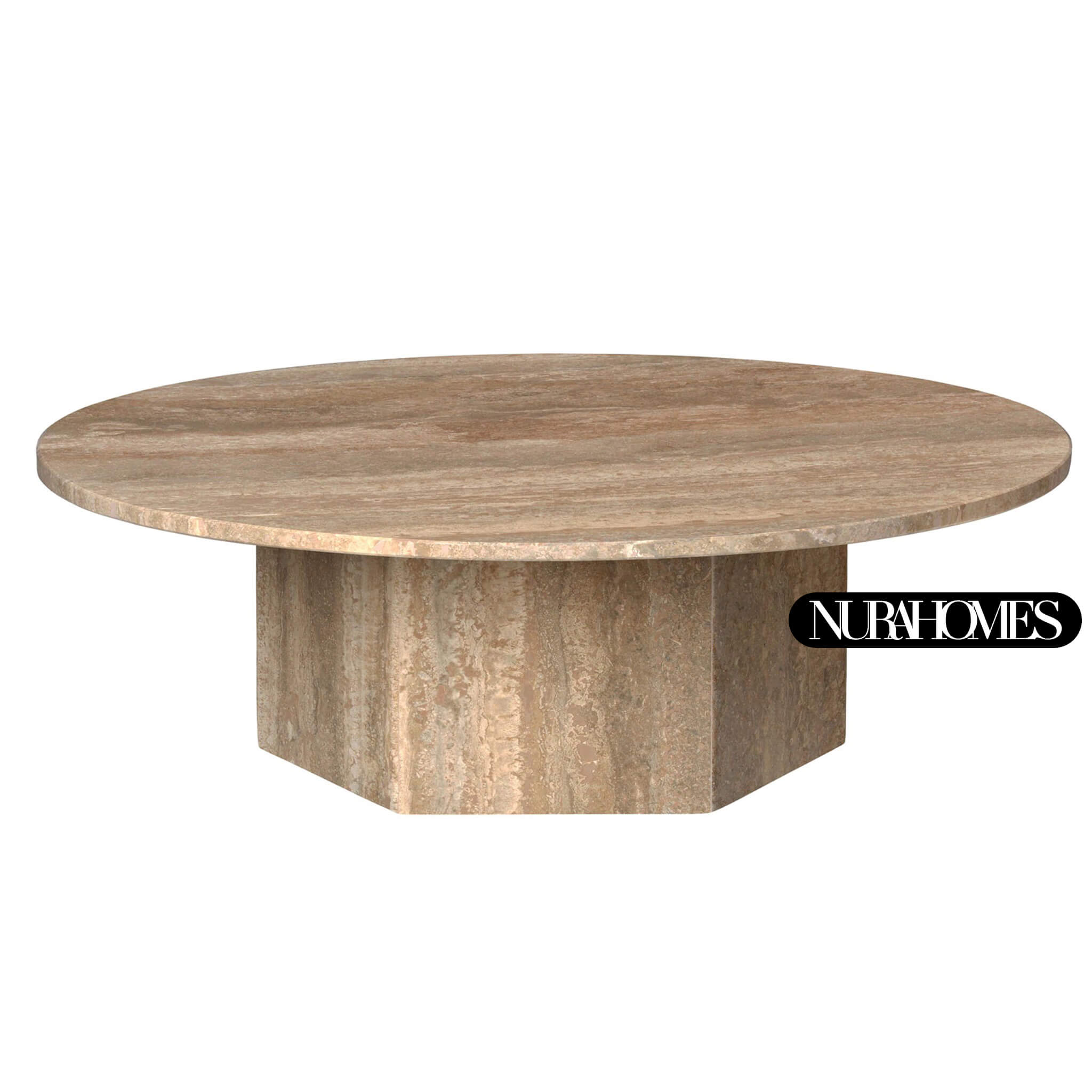 طاولة قهوة رخامية 110 سم