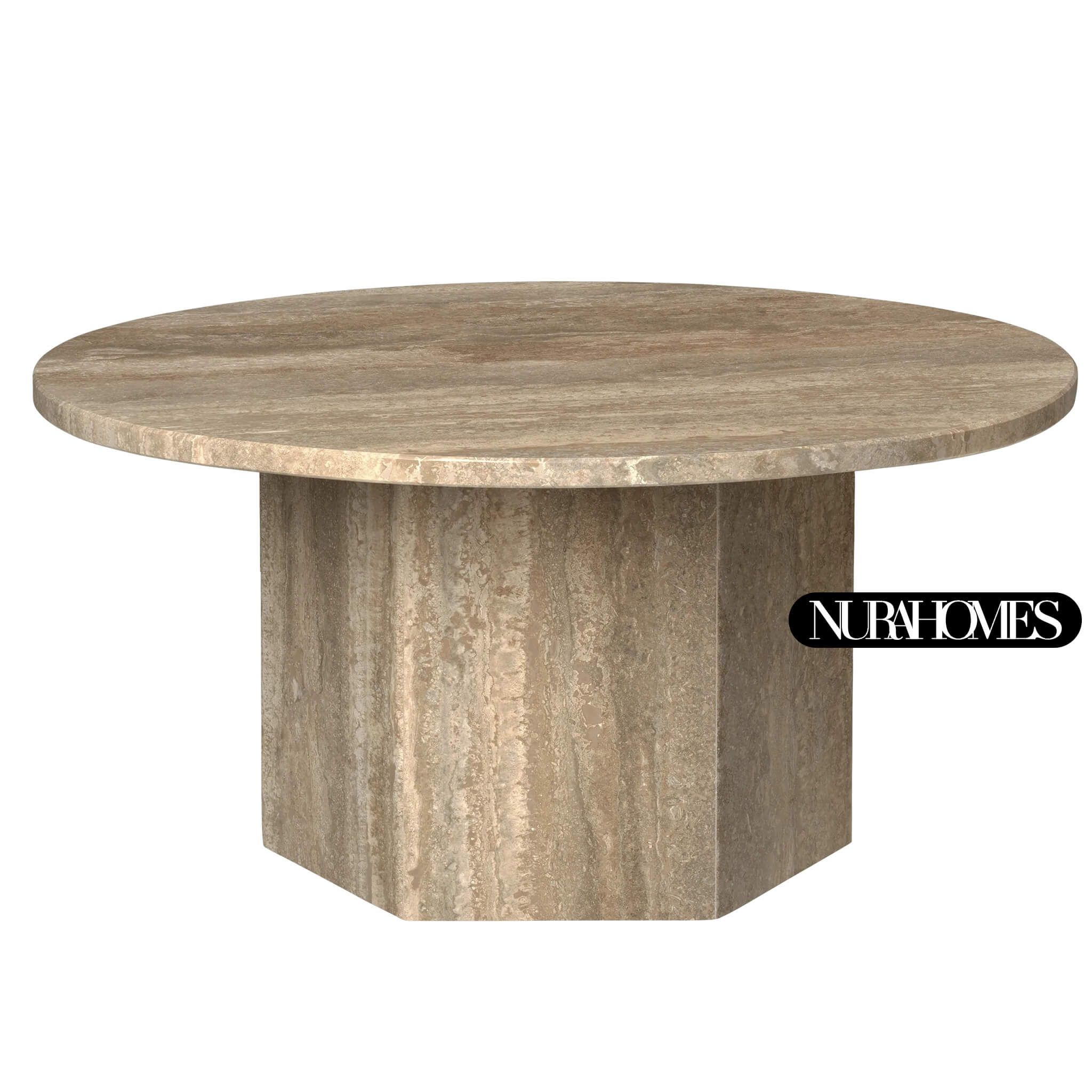 طاولة قهوة رخامية 80 سم