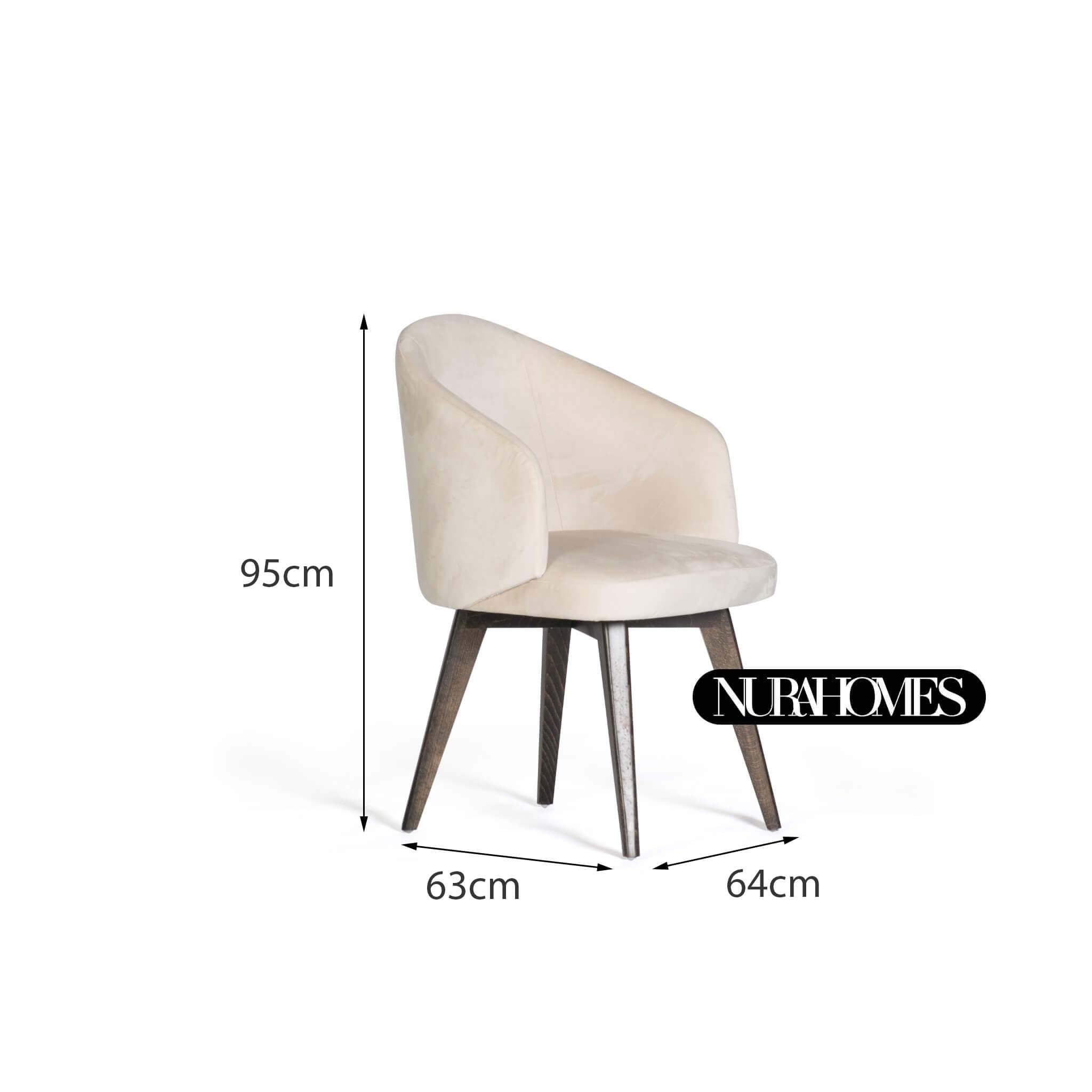 طاولة طعام ماهوجني مع 6 كراسي