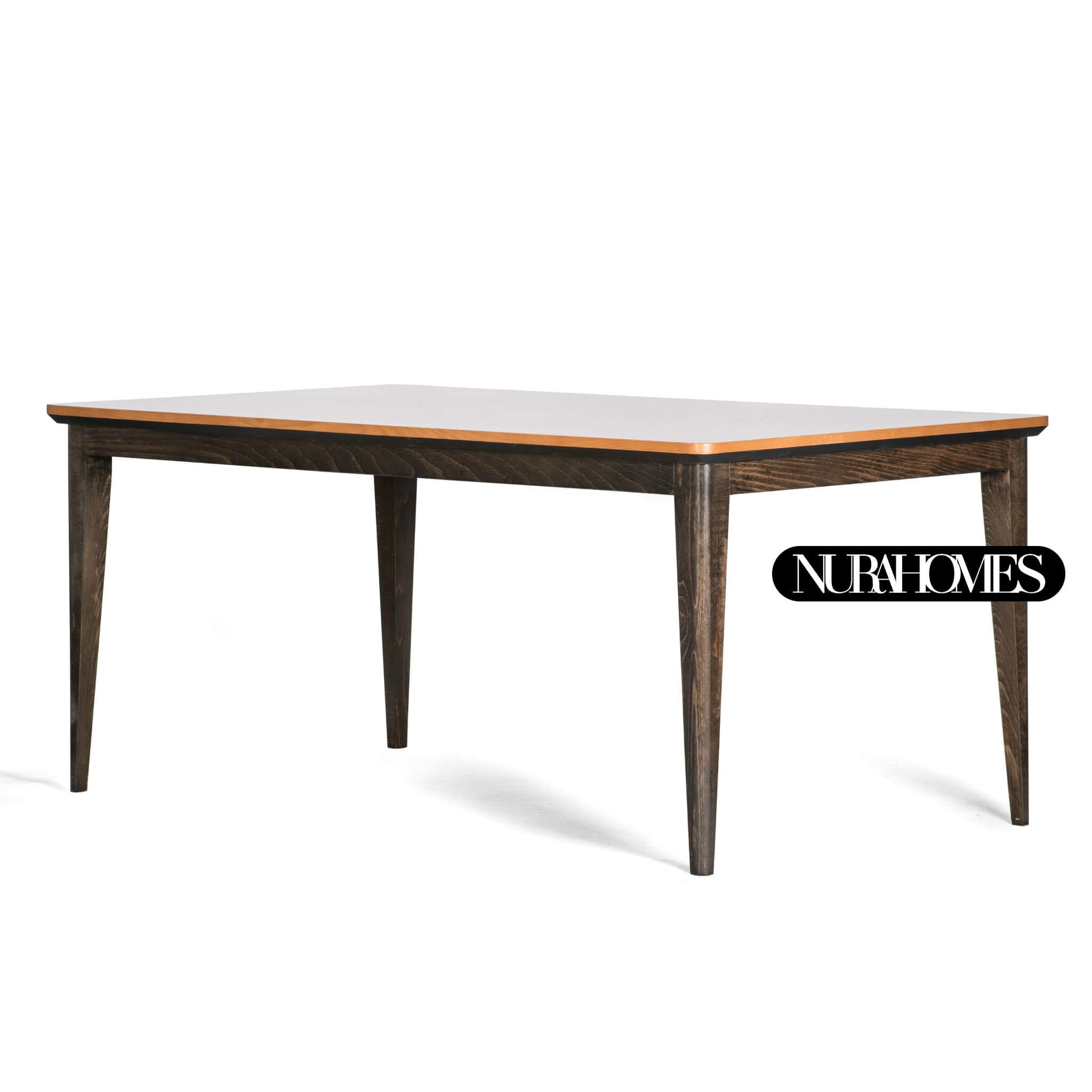 طاولة طعام ماهوجني مع 6 كراسي